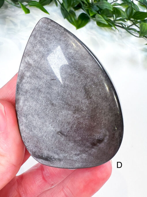 Silver sheen Obsidian flame