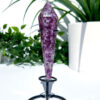 Lepidolite With Mica Wand on a stand