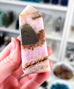 Pink Aragonite Obelisk