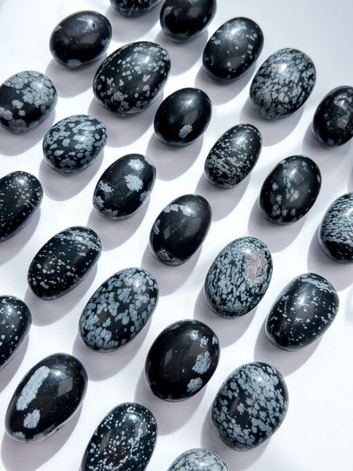 Snowflake Obsidian tumble