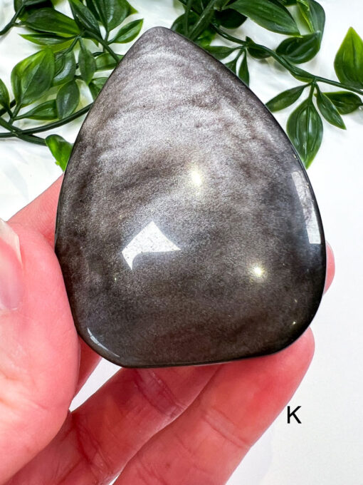 Silver sheen Obsidian flame