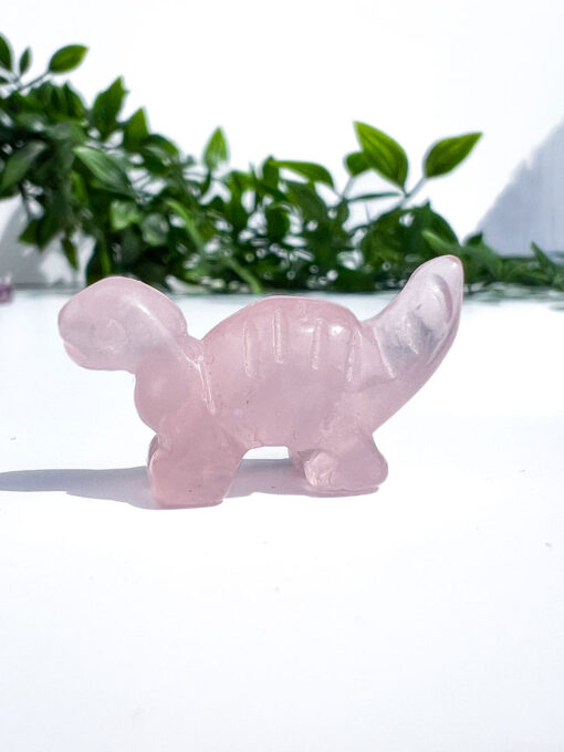 Rose Quartz Dinosaur