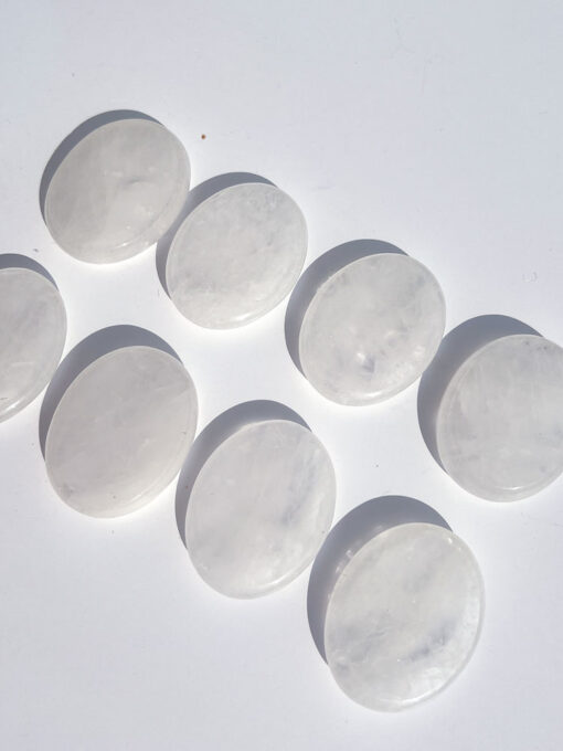 Clear Quartz Oval worry stones