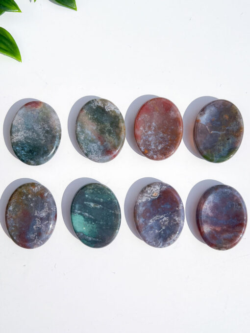 Ocean Jasper Oval Worry Stone