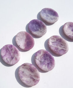 Lepidolite Oval Worry Stone