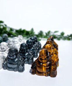 crystal laughing buddha