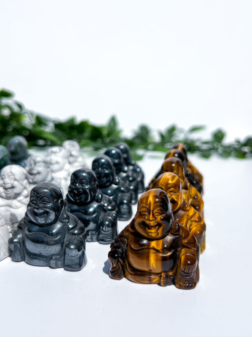 crystal laughing buddha