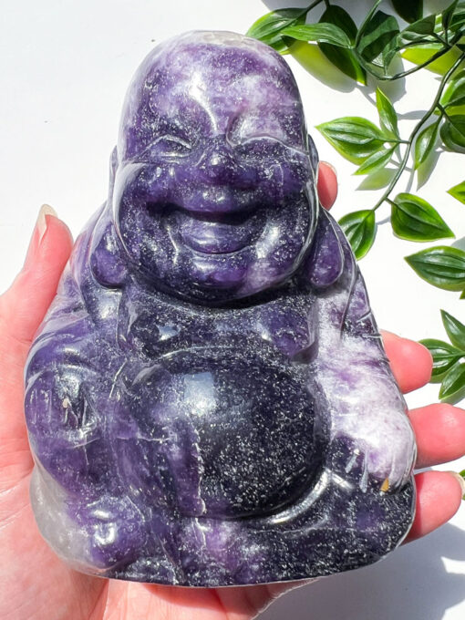 Large Lepidolite Buddha | 0.8kg