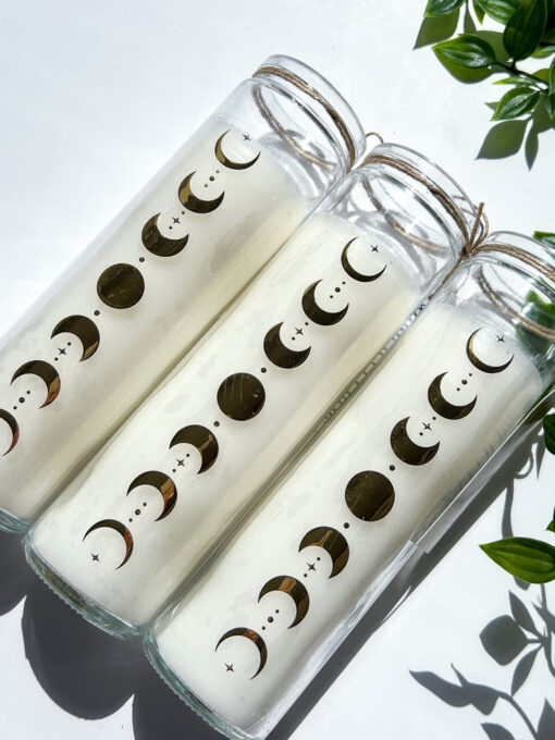 Moon Phase Coconut Candle