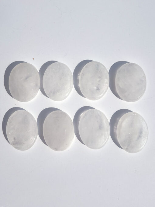 Clear Quartz Oval worry stones