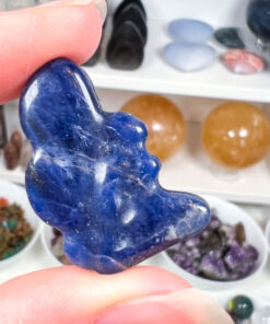 mini Sodalite fairy carving