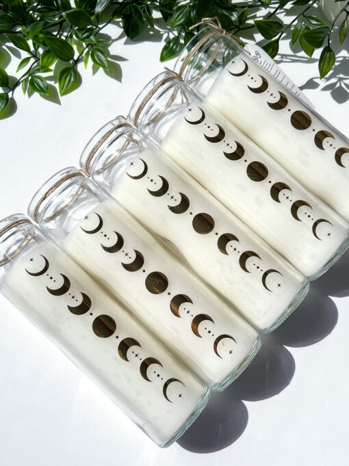 Moon Phase Coconut Candle