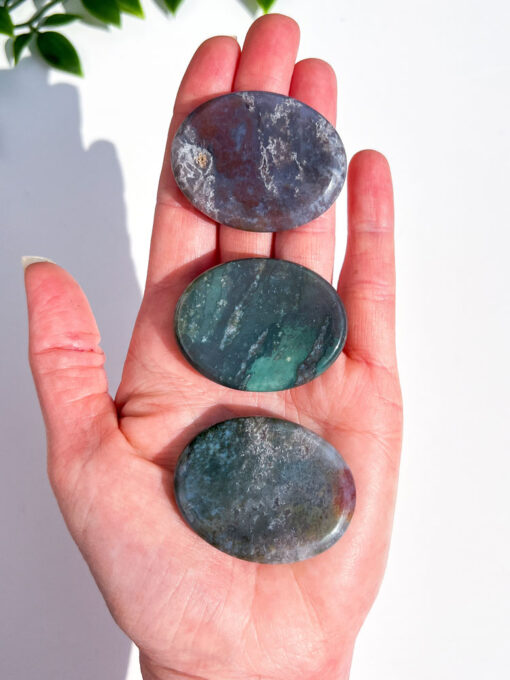 Ocean Jasper Oval Worry Stone