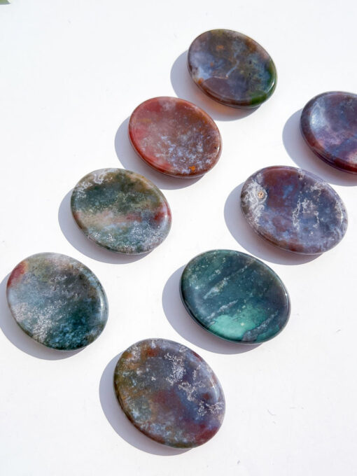 Ocean Jasper Oval Worry Stone