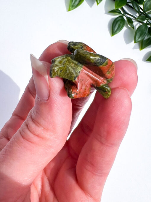 Small Unakite Eagle Carving