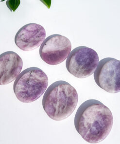 Lepidolite Oval Worry Stone