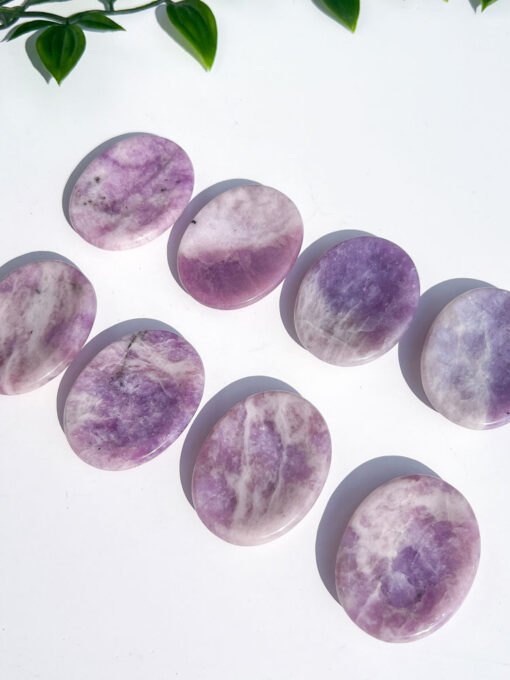 Lepidolite Oval Worry Stone