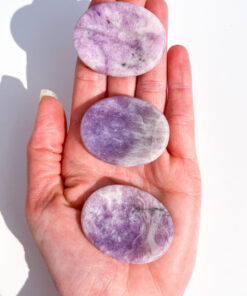 Lepidolite Oval Worry Stone