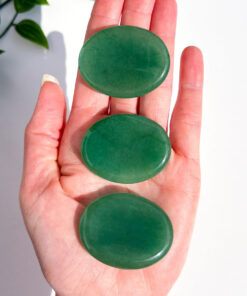 Green Aventurine oval worry stone