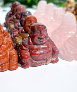 Ocean Jasper laughing buddha carving