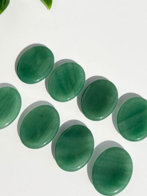 Green Aventurine oval worry stone