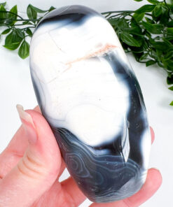 Orca Agate freeform