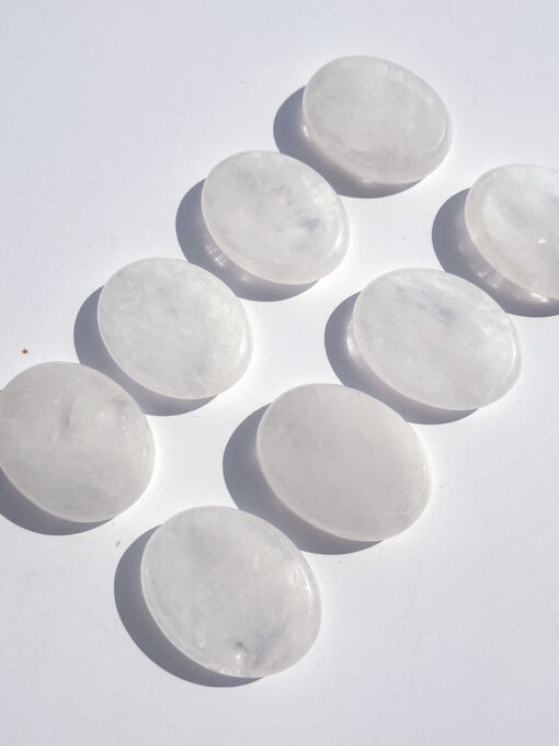 Clear Quartz Oval worry stones