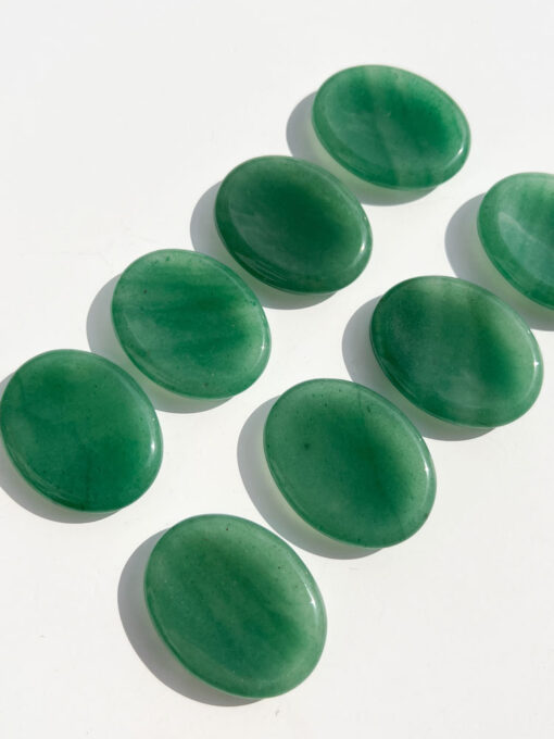 Green Aventurine oval worry stone