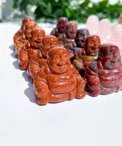 crystal laughing buddha