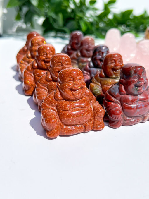 crystal laughing buddha