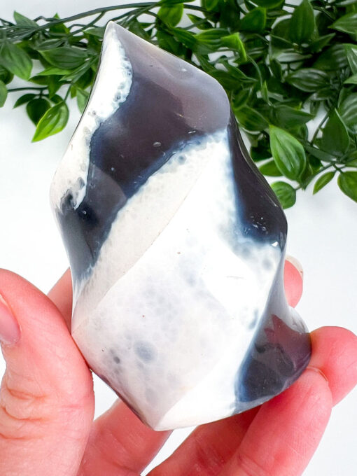 Orca Agate flame