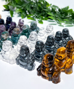 crystal laughing buddha