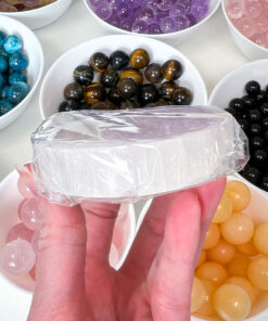 Crystal Bundle: Rainbow Spheres and Selenite Charging Plate