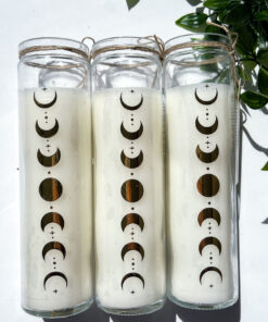 Moon Phase Coconut Candle