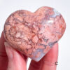 Pink Agate Heart