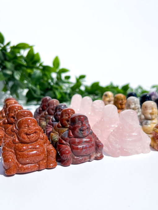 crystal laughing buddha