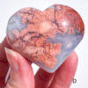 Pink Agate Heart