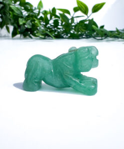 Small Green Aventurine Tiger Carving