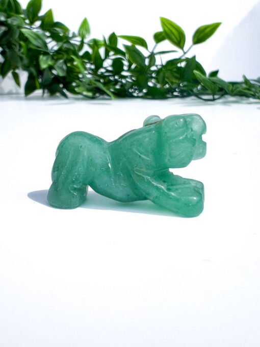 Small Green Aventurine Tiger Carving