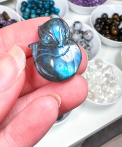 Mini Labradorite Fox