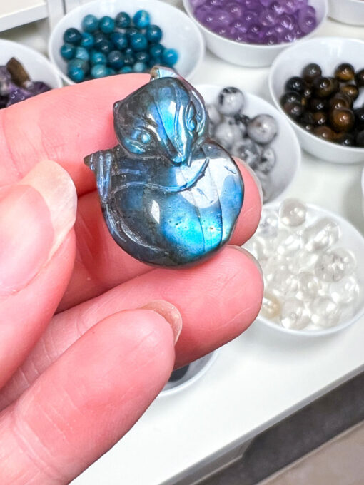 Mini Labradorite Fox