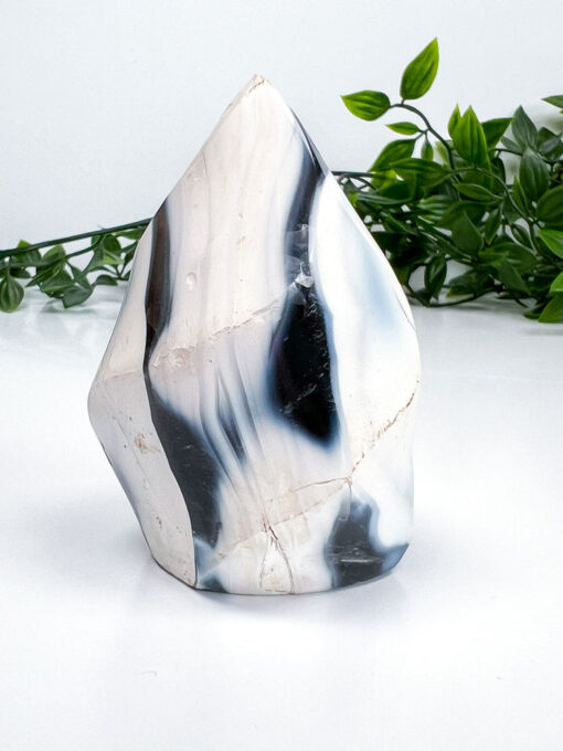 Orca Agate flame