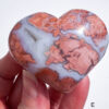 Pink Agate Heart