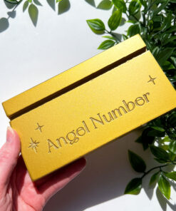 Angel Number Affirmation Cards With Wooden Stand