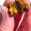 Small Tigers Eye Frog Carving