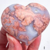 Pink Agate Heart