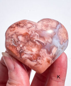 Pink Agate Heart