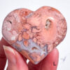 Pink Agate Heart