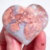 Pink Agate Heart