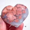 Pink Agate Heart